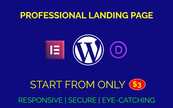 High-converting landing page