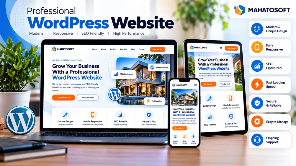 Professional responsive WordPress website