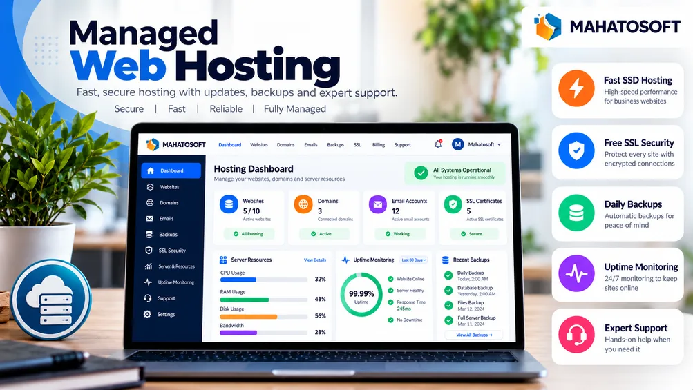 Managed web hosting