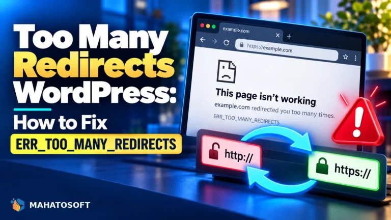 Too Many Redirects WordPress: How to Fix ERR_TOO_MANY_REDIRECTS