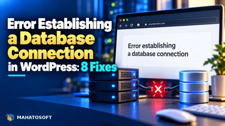 Error Establishing a Database Connection in WordPress: 8 Fixes