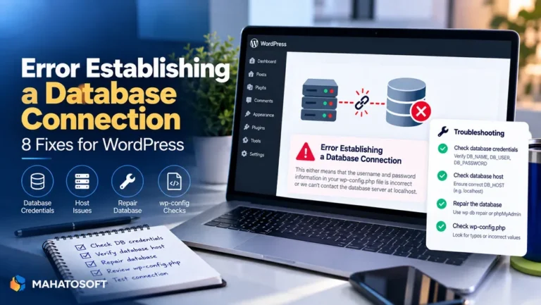 Error Establishing a Database Connection in WordPress: 8 Fixes