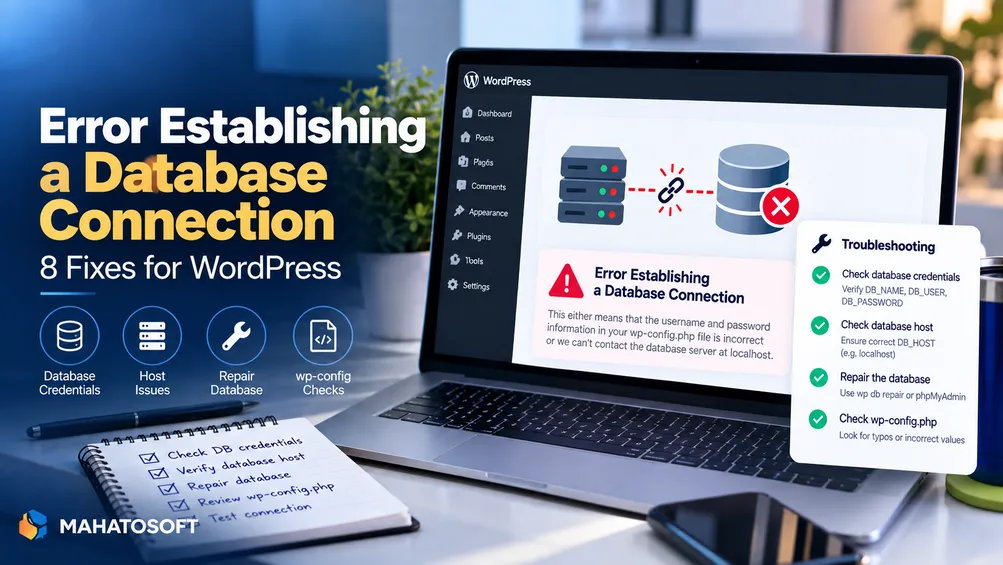 Error Establishing a Database Connection in WordPress: 8 Fixes