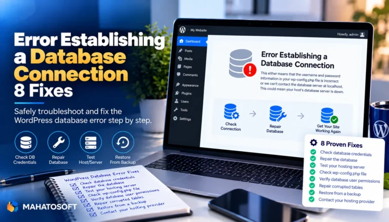 Error Establishing a Database Connection in WordPress: 8 Fixes