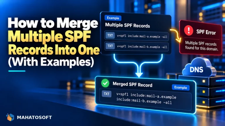 How to Merge Multiple SPF Records Into One (With Examples)