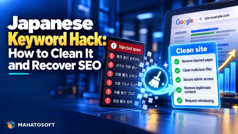 Japanese Keyword Hack: How to Clean It and Recover SEO