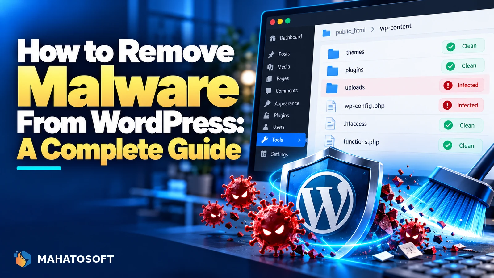 Illustrated guide: How to Remove Malware From WordPress: A Complete Guide