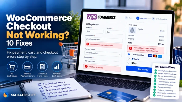 WooCommerce Checkout Not Working? 10 Fixes