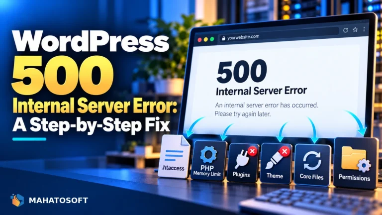 WordPress 500 Internal Server Error: A Step-by-Step Fix