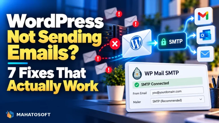 WordPress Not Sending Emails? 7 Fixes That Actually Work