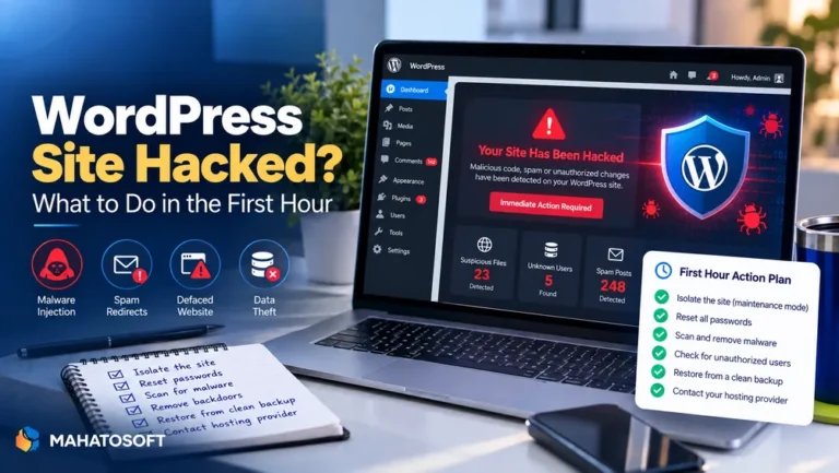 WordPress Site Hacked? What to Do in the First Hour