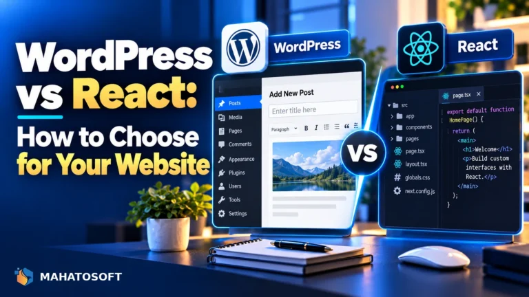 WordPress vs React: How to Choose for Your Website