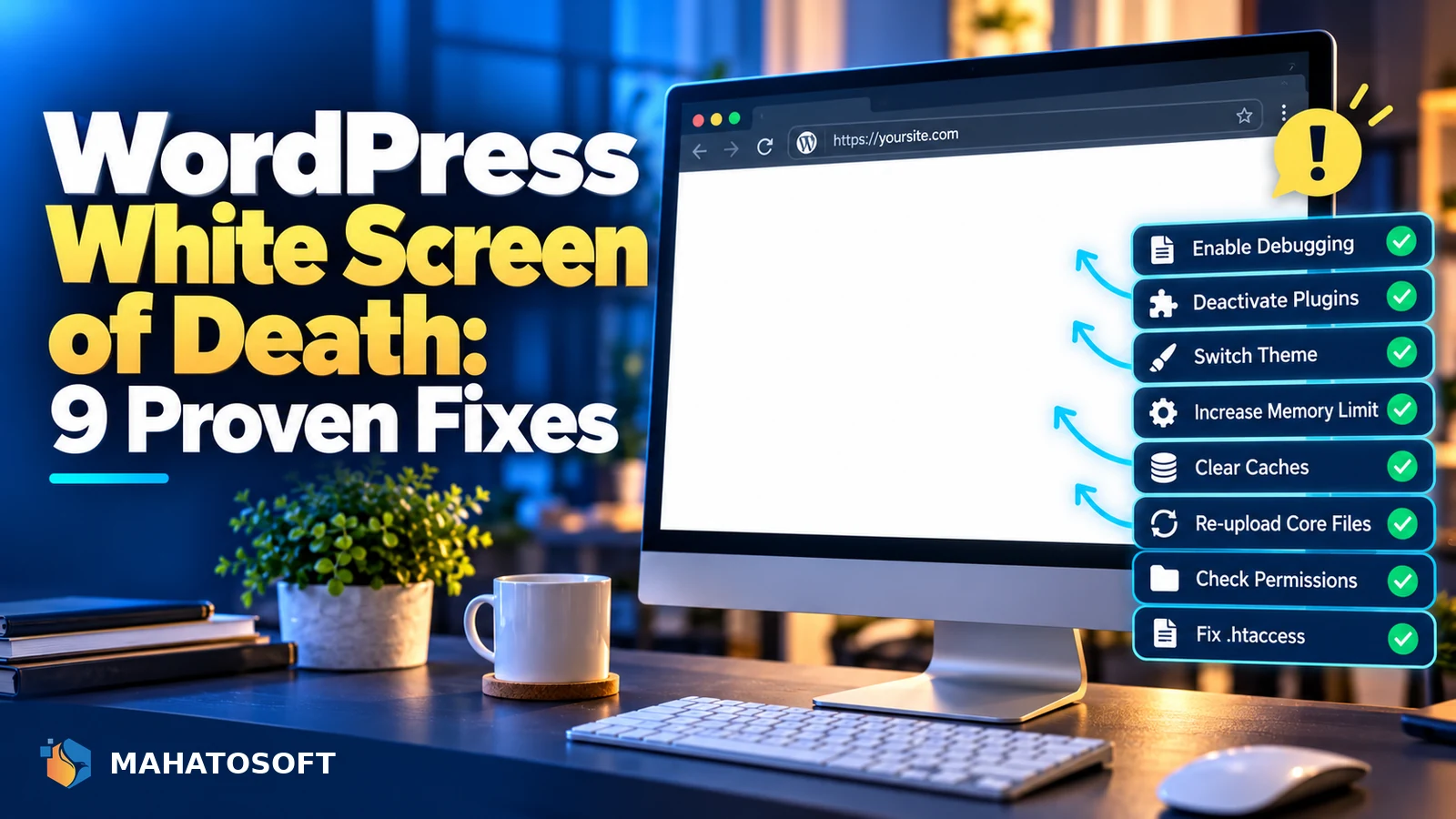 Illustrated guide: WordPress White Screen of Death: 9 Proven Fixes